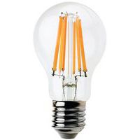Lâmpada com filamentos LED padrão A60 12 W com casquilho E27 – VELAMP