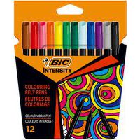 Canetas de feltro de colorir Intensity de ponta fina – sortidas – BIC