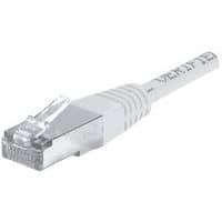 Cabo patch RJ45 - Cabo direito Cat. 6 - Blindado FTP - Cinzento