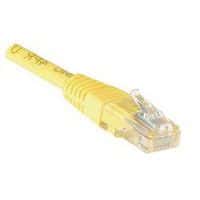 Cabo patch RJ45 - Cabo reto Cat5E - Não blindado UTP - CUC - Amarelo