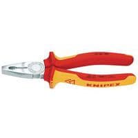 Alicate universal isolado cromado Knipex de 1000 V VDE