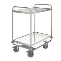 Carro inox - 2 plataformas - Capacidade 160 kg