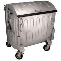 Contentor móvel em aço galvanizado - 1 100 L