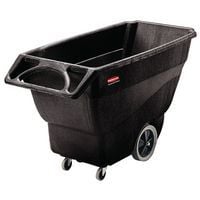 Contentor basculante móvel em espuma estruturada preta – 400 L – Rubbermaid