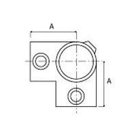 Dimensão do tubo	AØ 27 mm 	44Ø 42 mm 	60Ø 48 mm 	68