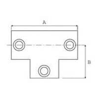 Dimensão do tubo	A 	BØ 27 mm 	88 	44Ø 42 mm 	120 	60Ø 48 mm 	136 	68