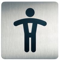 Pictograma quadrado para sanitários – Homens