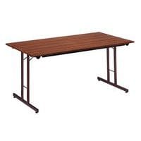 Mesa dobrável retangular – pés laterais – comprimento 160 cm