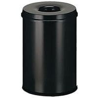 Caixote de lixo Manutan Expert – 20 L a 110 L – Preto ou cinza, Capacidade: 50 L, Abertura: Slotted