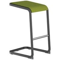 Banco alto com pé antracite C-Stool