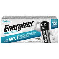 Pilha alcalina Max Plus AAA/LR3 – conjunto de 20 – Energizer