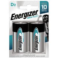 Pilha alcalina Max Plus D/LR20 FSB2 – conjunto de 2 – Energizer