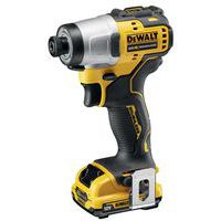 Aparafusadora de impacto XR 12 V 2 Ah iões de lítio Brushless – Dewalt