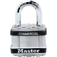 Cadeado com chaves em aço laminado com proteção em aço inoxidável - Master Lock