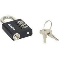 Cadeado de combinação e chave-mestra de segurança - Master Lock