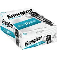 Pilha alcalina Max Plus D – conjunto de 20 – Energizer