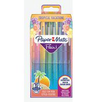 Canetas de feltro Flair Tropical – 16 unidades – Paper Mate