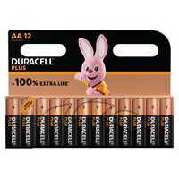 Pilha alcalina AA Plus 100% – 4, 8 ou 12 unidades – Duracell