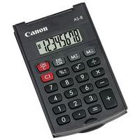 Calculadora de bolso de 8 dígitos AS-8 HB em cinzento-escuro – Canon