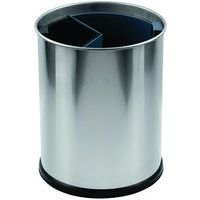 Caixote de lixo separação inox de 13 L – 2 caixas interiores 6,6 L/3,3 L – Probbax