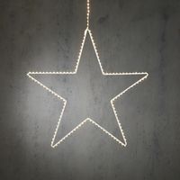 Decoração de Natal estrela LED com temporizador