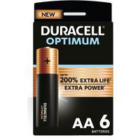 Pilha alcalina Optimum AA – 4, 6 ou 8 unidades – Duracell