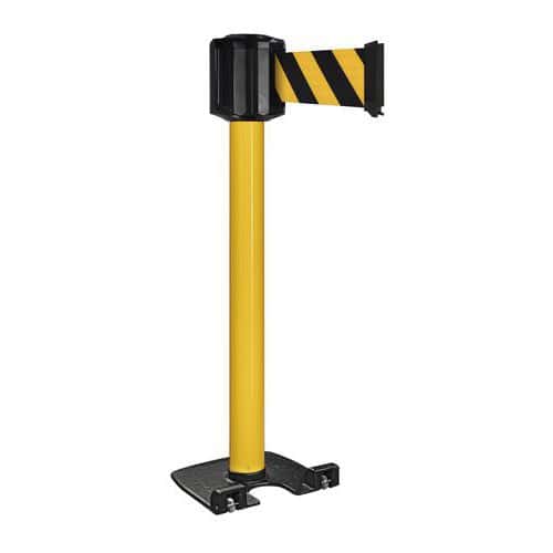 Poste para exterior amarelo com correia 10 mx10 cm – Viso