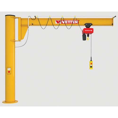 Grua de bandeira recta de coluna - Capacidade 250 kg