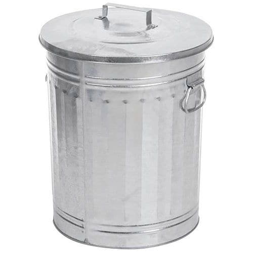 Caixote de lixo galvanizado – 54 L Vepabins