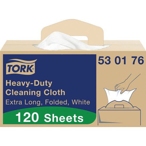 Pano de limpeza ultrarresistente dobrado – W7 – Tork