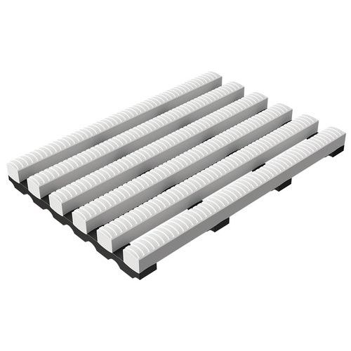 Plataforma gradeada antiderrapante para espaços coletivos Heronrib – por metro linear – Plastex