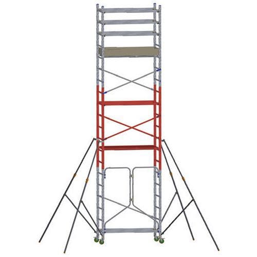 Andaime rolante modular com base dobrável Alto 620-P – módulo M1+M2+M3 – Facal