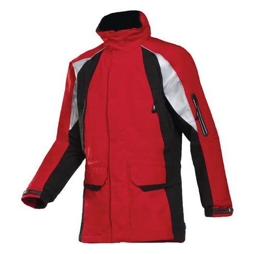 Parka de trabalho Thornhill - Vermelho/preto