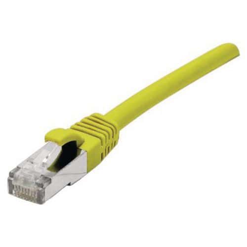 Cabo patch RJ45 - Cabo direito Cat. 6 - Blindado SFTP - Amarelo