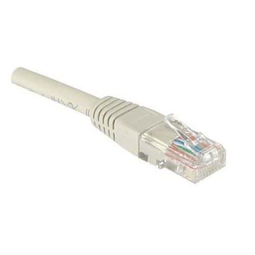 Cabo patch RJ45 - Cabo reto Cat5E - Não blindado UTP - Cinzento