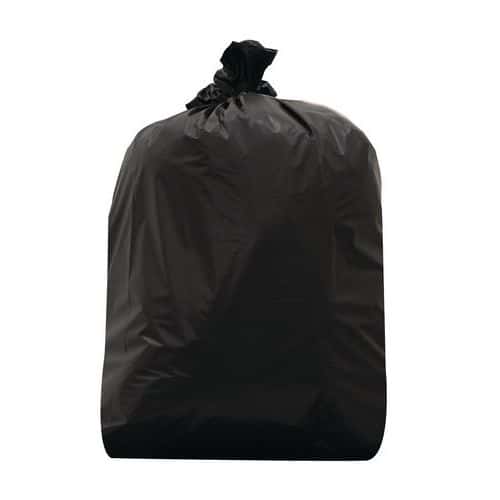 Saco para caixote de lixo preto – resíduos pesados – 60 L