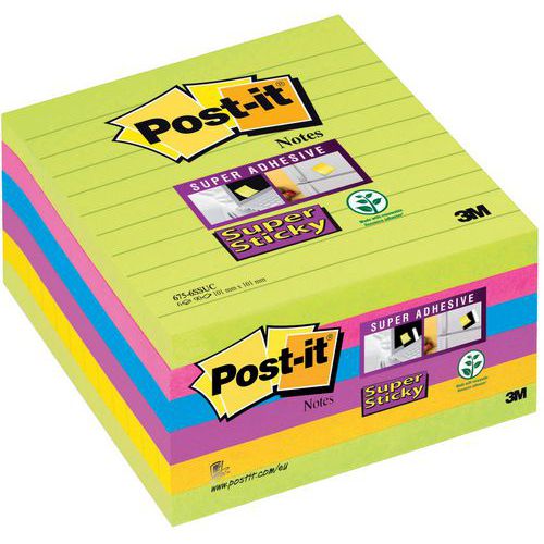 Post-it®Super Sticky Pautado