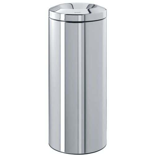 Caixote de lixo para papel antifogo 30 l inox