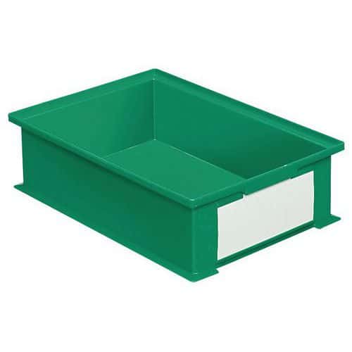 Caixa empilhável – Verde – 200 a 630 mm de comprimento – 3,6 a 85 L