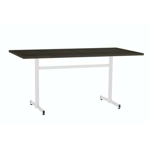 Mesa de cafetaria - 160 x 80 cm - Retangular