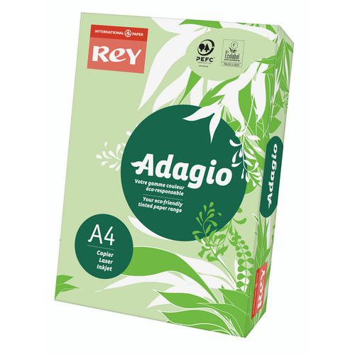 Resma de 200 folhas Adagio – Várias cores – 80 g