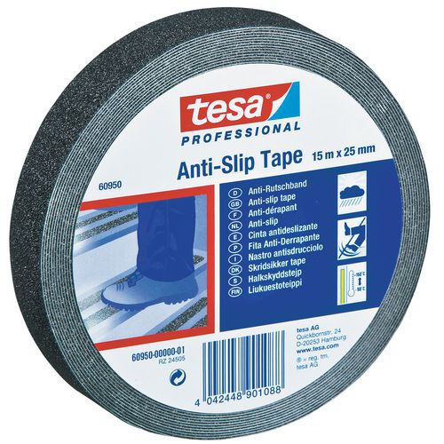 Fita adesiva antiderrapante – 60950 – tesa – preto