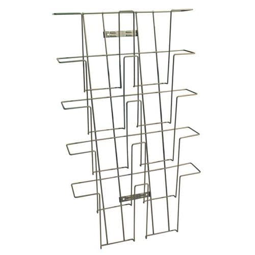 Expositor de parede para brochuras - formato tabloide - Manutan Expert