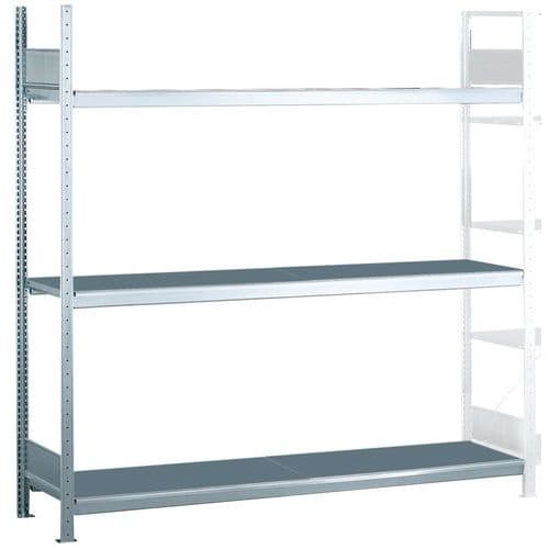 Estante de grandes dimensões Easy-Fix Plus – prateleiras galvanizadas - Schulte