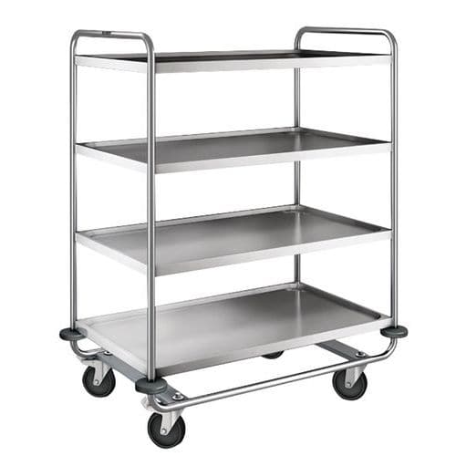 Carro inox - 4 plataformas - Capacidade 200 kg