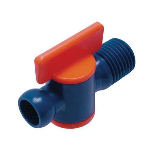 Tubo flexível para pequeno caudal de 1/4 - Válvula standard