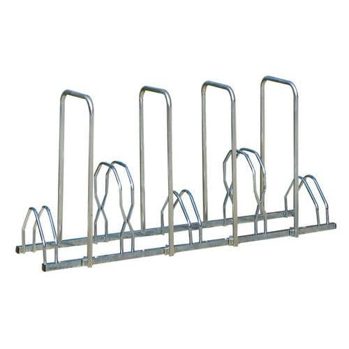 Suporte para bicicletas cremalheira 2 níveis 4 arcos - 5 lugares