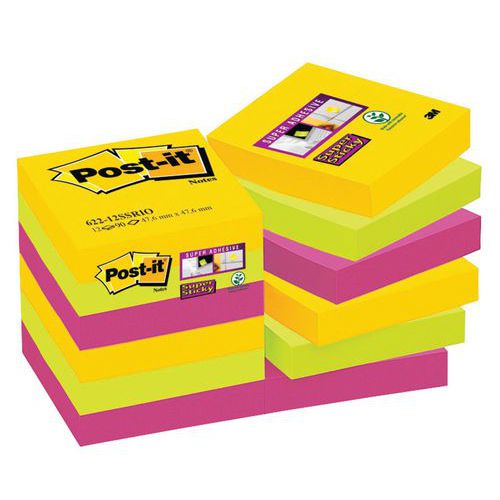 Post-it® Super Sticky Sortidos