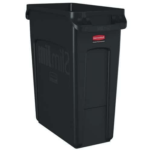 Caixote do lixo de separação Slim Jim com condutas de ventilação 60 e 87 L – Rubbermaid