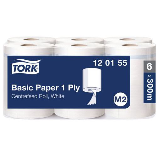 Rolo de limpeza Tork Universal - branco - 300 m x 20 cm